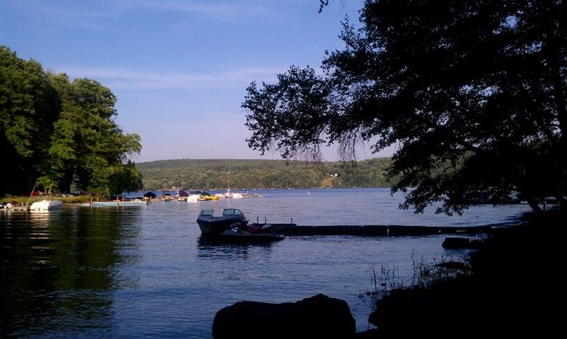 View of Lake Wallenpaupack Private Dock